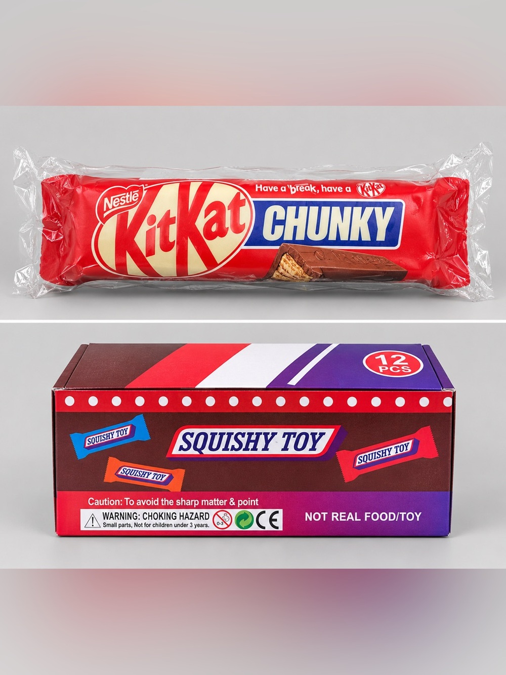 KitKat Chunky Candy Bar Squishy Toy - Chocolate
Wafer Sensory Squishy